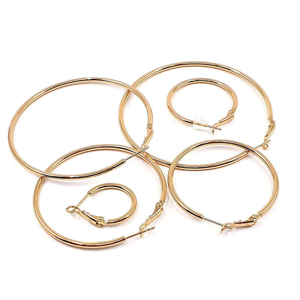 Auskarai rinkės 1.5cm 2cm 2.5cm 3cm 4cm 4.5cm 5cm 5.5cm 6cm 6.5cm 7cm