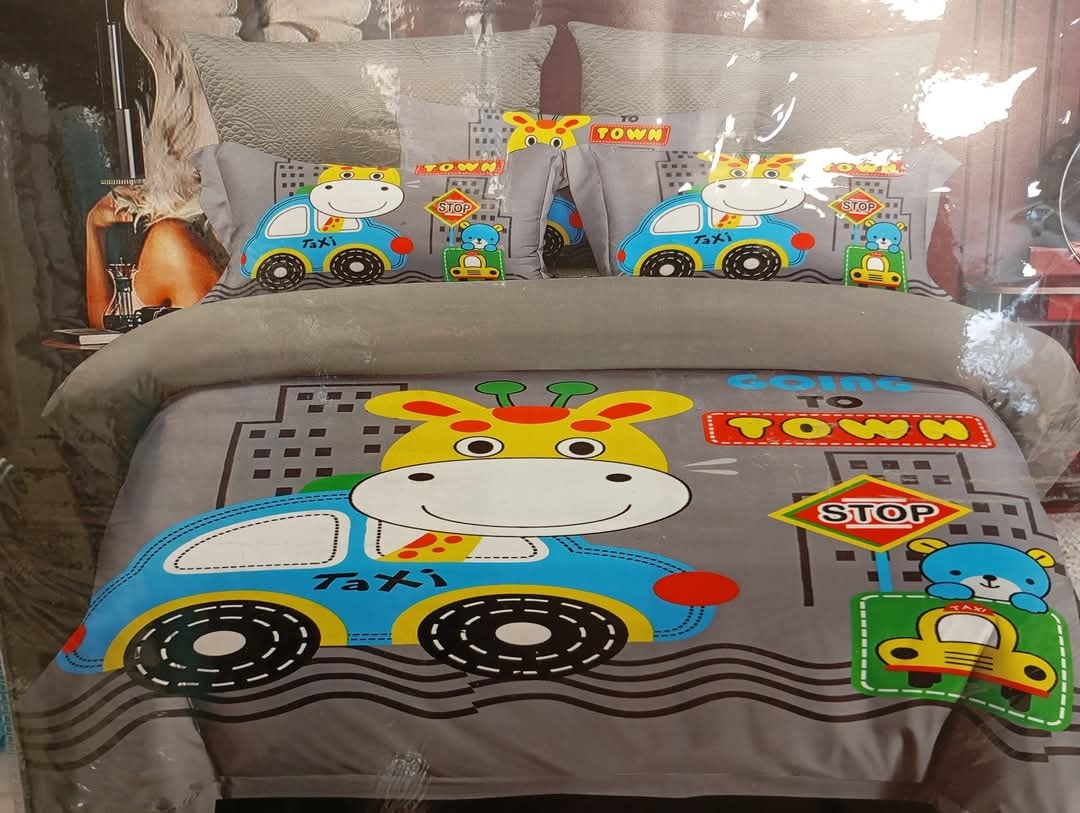 Vaikiškas patalynės komplektas 4-rių dalių 160x200