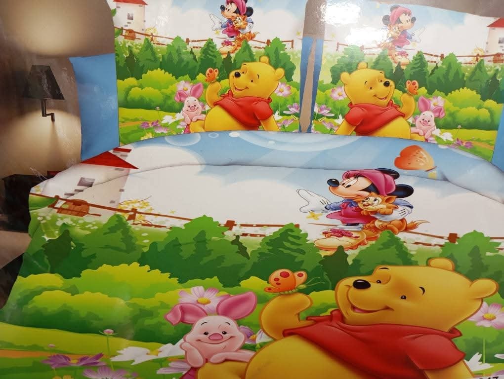 Vaikiškas patalynės komplektas 4-rių dalių 160x200