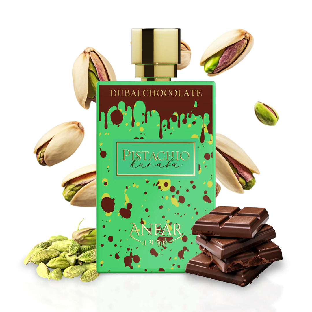 Anfar 1950 Pistachio Kunafa Dubai Chocolate kvepalai
