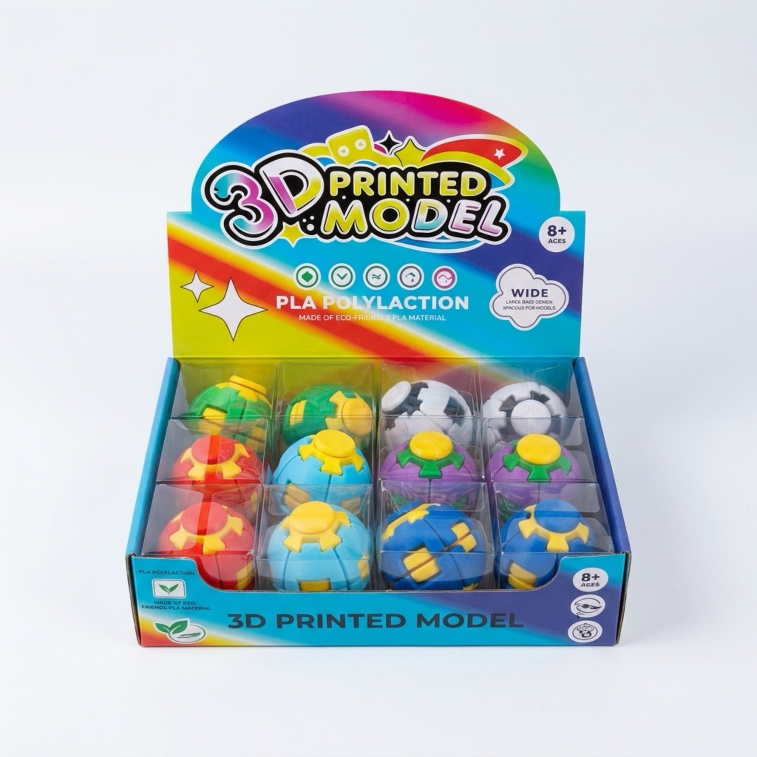 3D spineris – antistresinis fidget žaislas