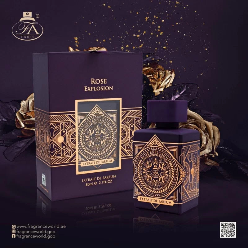 Rose Explosion Fragrance World – Arabian perfume (EDP, 80 ml) | Inspired Initio Atomic Rose